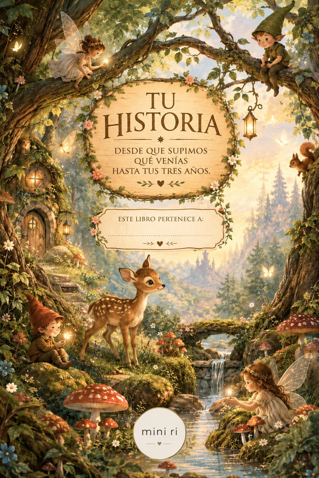 Una historia-el libro de tus primeros años: tus recuerdos, a salvo para siempre.